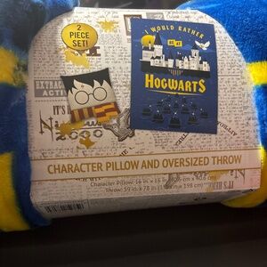 Harry Potter blanket and pillow set